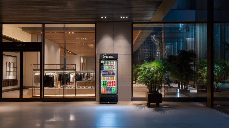 Smart Cooler in Shopping mall
