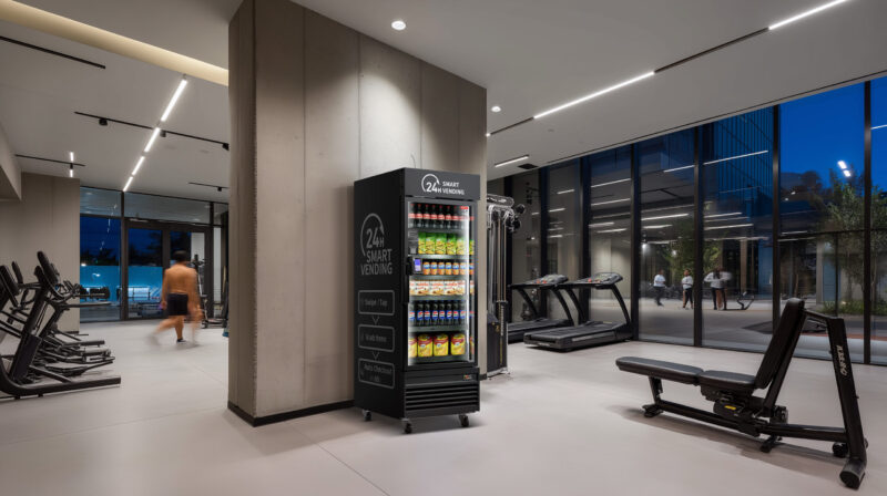 Smart Cooler in Gym
